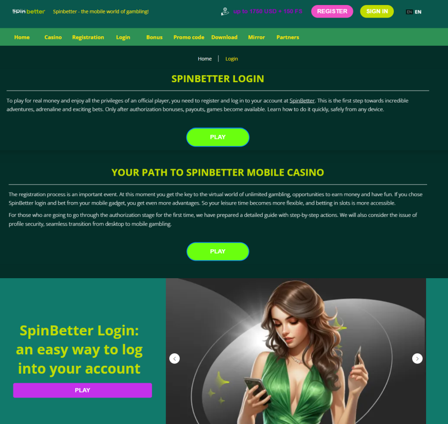SpinBetter logo